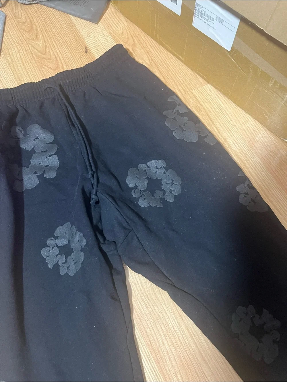Denim Tears Black on Black pants